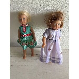 American Girl Meet Felicity Mini doll & Kit Bundle Together Dress